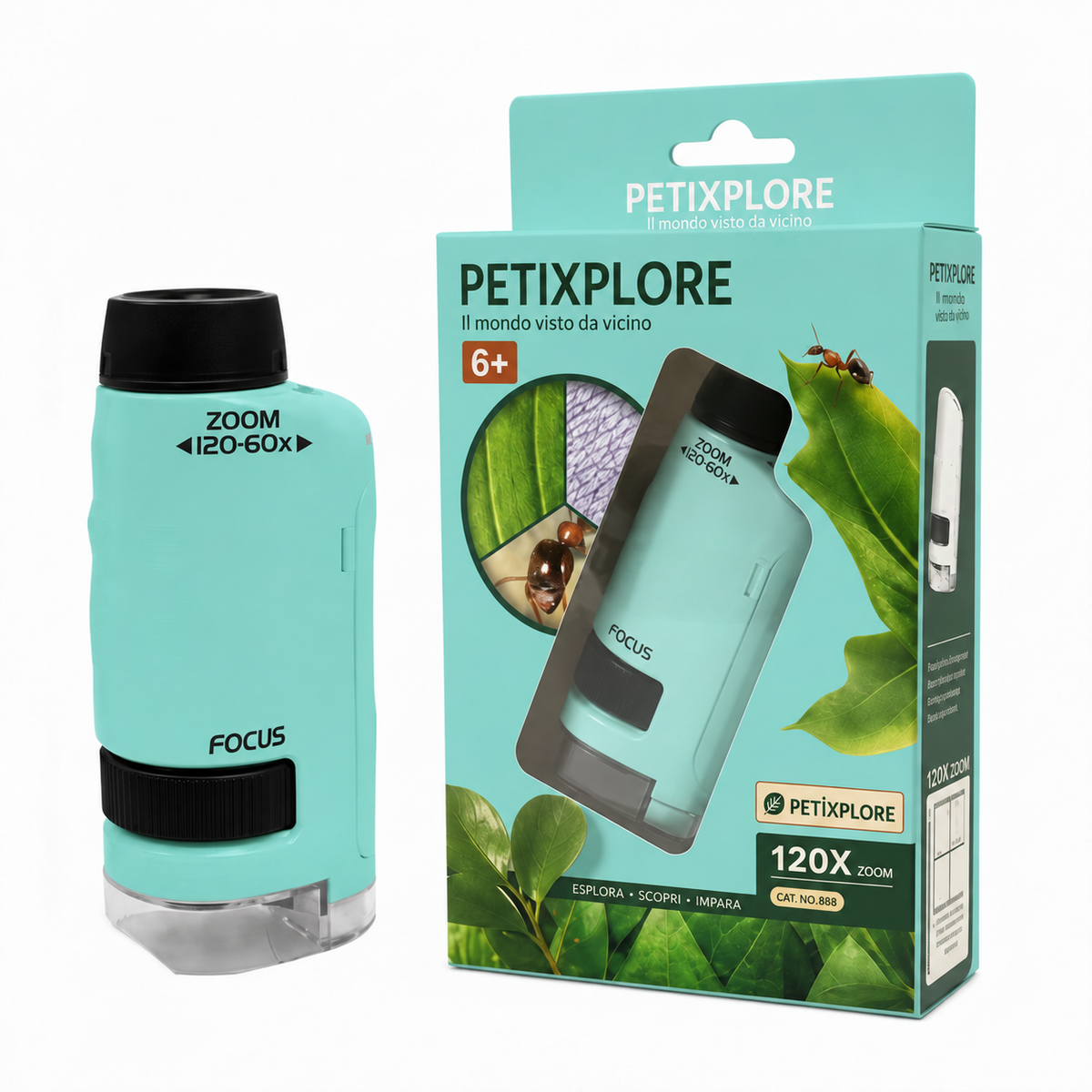 Petixplore – Microscope de poche 120x